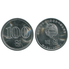 100 вон Северная Корея 2005 г.