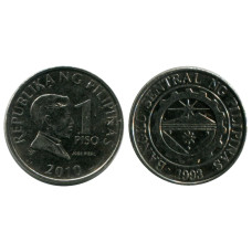 1 песо Филиппин 2010 г.