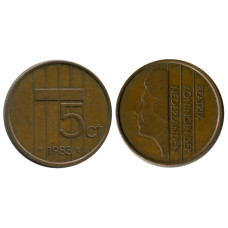 5 центов Нидерландов 1983 г.