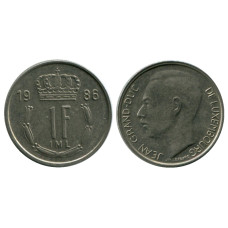 1 франк Люксембурга 1986 г.