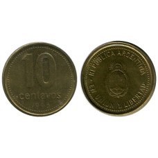 10 сентаво Аргентины 1993 г.