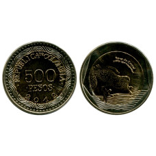 500 песо Колумбии 2012 г. (Лягушка)