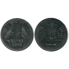 1 рупия Индии 2002 г.