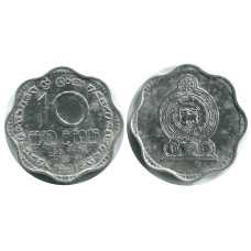 10 центов Шри-Ланка 1991 г.