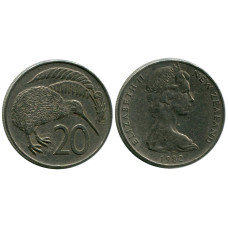 20 центов Новой Зеландии 1982 г.