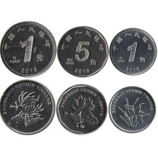 Набор из 3-х монет Китая 2019 г.