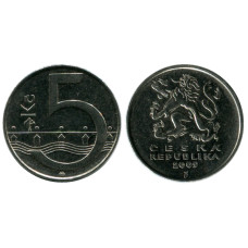 5 крон Чехии 2009 г.