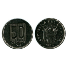 50 сентаво Эквадора 1988 г.