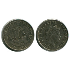 10 центов Восточных Карибов 2002 г.