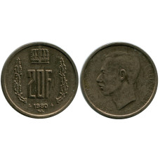 20 франков Люксембурга 1980 г.