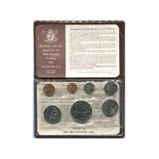 Набор из 7 монет Новой Зеландии 1981 (в буклете)