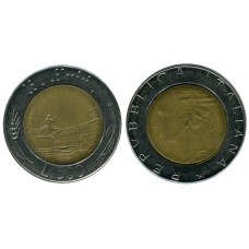 500 лир Италии 1989 г.