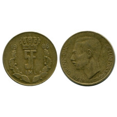5 франков Люксембурга 1986 г.