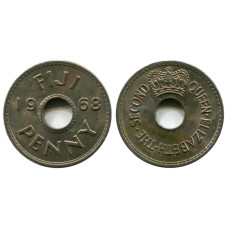 1 пенни Фиджи 1968 г.