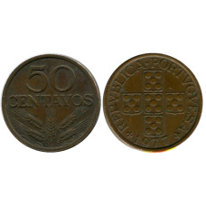50 сентаво Португалии 1977 г.
