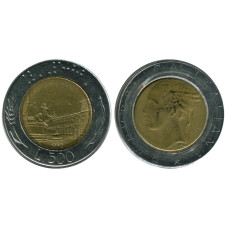 500 лир Италии 1990 г.