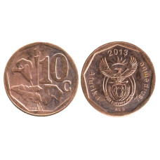 10 центов Южной Африки 2013 г.