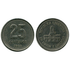 25 сентаво Аргентины 1994 г.