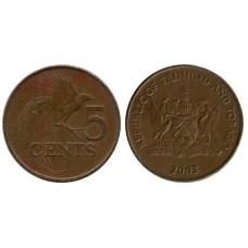 5 центов Тринидад и Тобаго 2003 г.