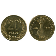 20 песо Колумбии 1982 г.