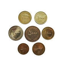 Набор из 7-ми юбилейных монет Ирана