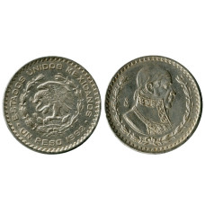 1 песо Мексики 1962 г.