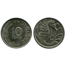 10 центов Сингапура 1976 г.