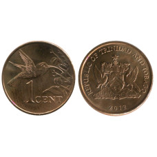 1 цент Тринидад и Тобаго 2012 г.