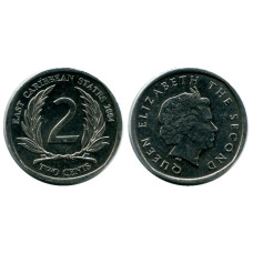 2 цента Восточных Карибов 2004 г.