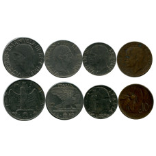 Набор из 4-х монет Италии