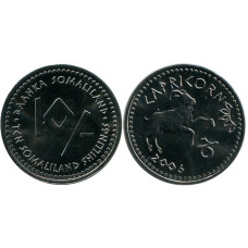 10 шиллингов Сомалиленда 2006 г. Козерог