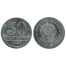 50 сентаво Бразилии 1957 г.