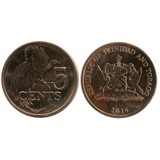 5 центов Тринидад и Тобаго 2014 г.