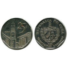 25 сентаво Кубы 2001 г.