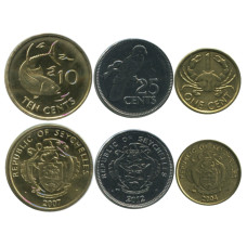 Набор из 3-х монет Сейшельских островов