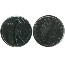 50 лир Италии 1992 г.