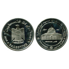 10 динар Палестины 2014 г.