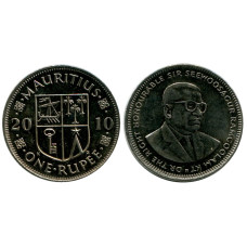 1 рупия республики Маврикий 2010 г.