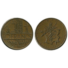 10 франков Франции 1978 г.