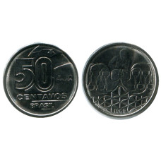 50 сентаво Бразилии 1989 г.