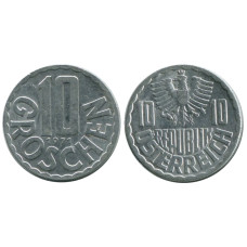 10 грошей Австрии 1971 г.