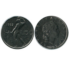 50 лир Италии 1993 г.