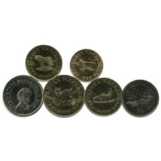 Набор из 6-ти монет Македонии 1993-2008 г. (UC)