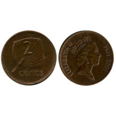 2 цента Фиджи 2001 г.