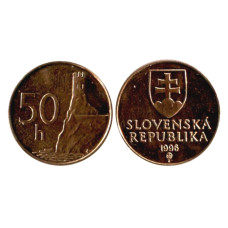 50 геллеров Словакии 1996 г.