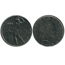 50 лир Италии 1994 г.