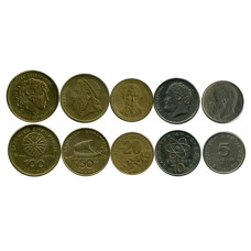 Набор из 5-ти монет Греции (разные года)