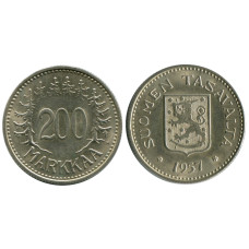 200 марок Финляндии 1957 г.