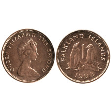 1 пенни Фолклендских островов 1998 г.