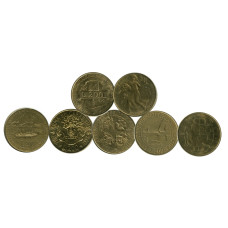 Набор из 7-ми монет Италии